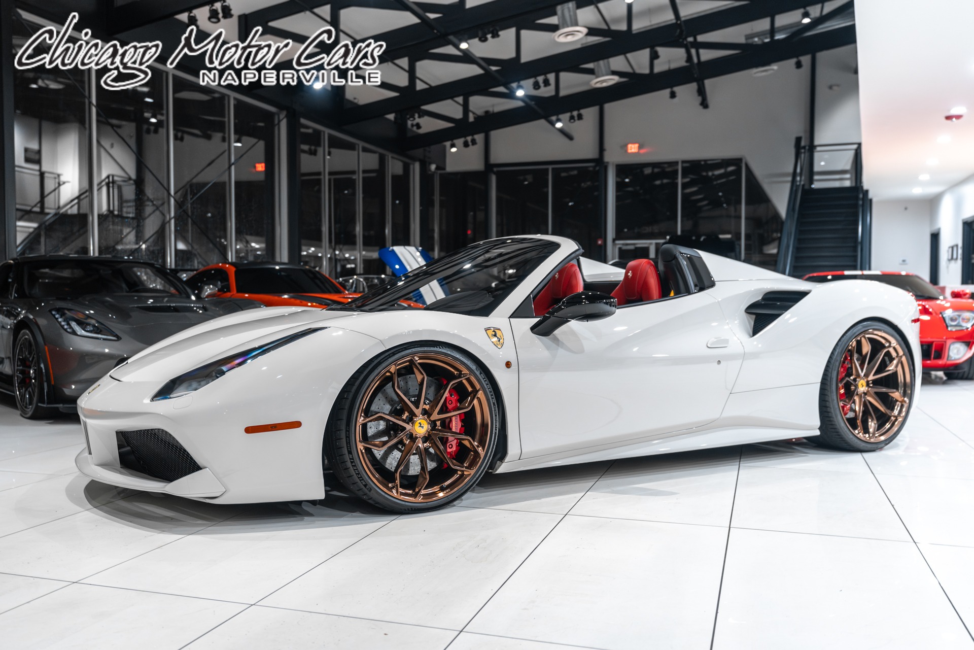 1/18　フェラーリ　Ferrari 488GTB 　オールペン　カスタム Used 2017 Ferrari 488 Spider Pure Turbos! $40k+ in UPGRADES! HRE